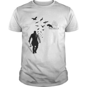 Valhalla Odin Ravens Xeire Viking Ragnar Lothbrok God Of War Shirt
